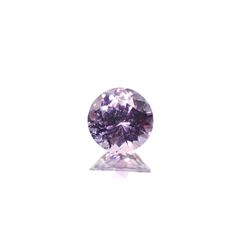 パープルスピネル(宝石名スピネル)ビルマ/マダガスカル産 0.39ct 識別済[241029268]4.5x4.5mm前後