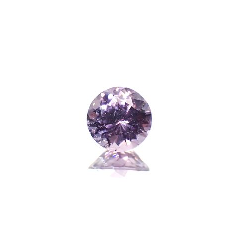 パープルスピネル(宝石名スピネル)ビルマ/マダガスカル産 0.39ct 識別済[241029268]4.5x4.5mm前後