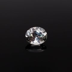 アクロアイト 非加熱(宝石名トルマリン)ナイジェリア産 0.57ct 識別済[231225204]5.8x4.8mm前後
