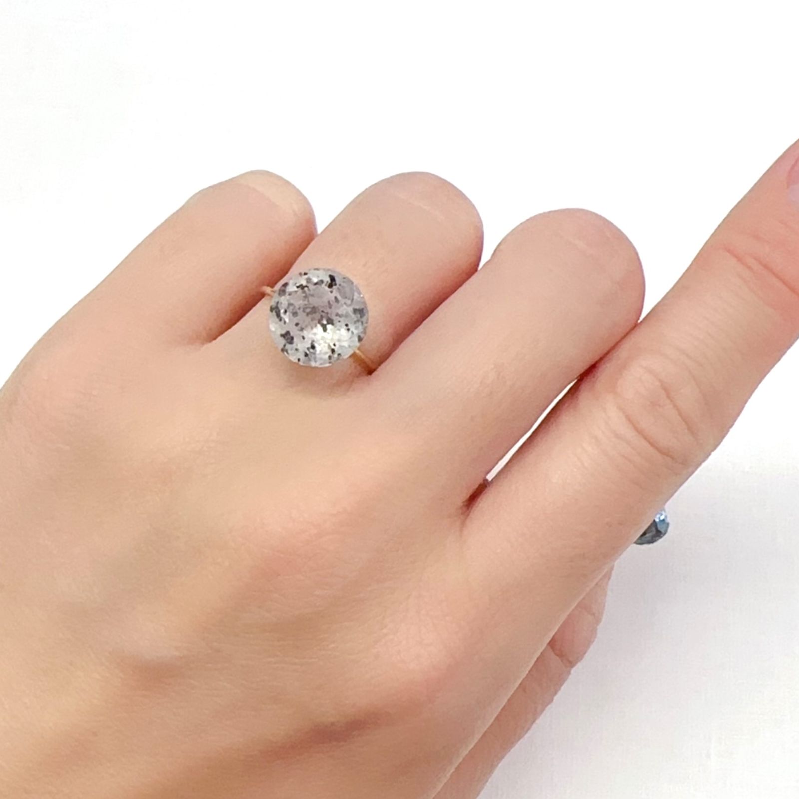 ジャガークォーツ タンザニア産 4.27ct[240427072]11.1x11.1mm前後