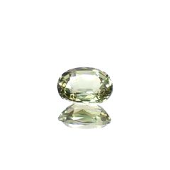 バナジウムクリソベリル(宝石名クリソベリル)マダガスカル産 0.701ct ソ付(日独)[240527637]6.11x4.44mm前後