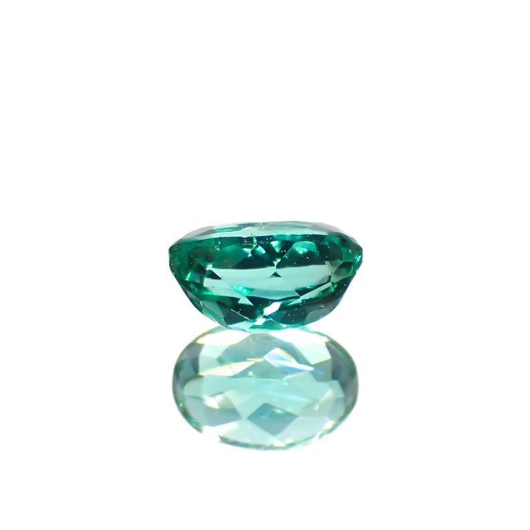 パライバトルマリン(宝石名トルマリン/別名パライバ・トルマリン)ブラジル・パライバ州バターリャ鉱山産 0.33ct GIA鑑付[221018798]4.9x3.3mm前後