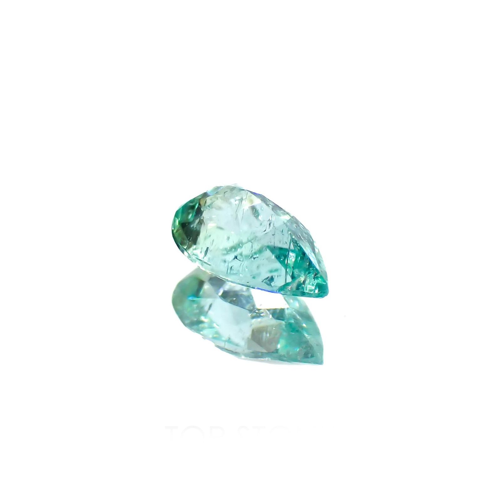 パライバトルマリン(宝石名トルマリン/別名パライバ・トルマリン)ブラジル・キントス鉱山産 識別済 0.23ct / 5.3x3.4mm前後 [221018837]