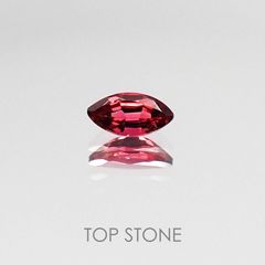 レッドスピネル タンザニア産 ルース 0.17ct[20073924]5×2.6mm前後
