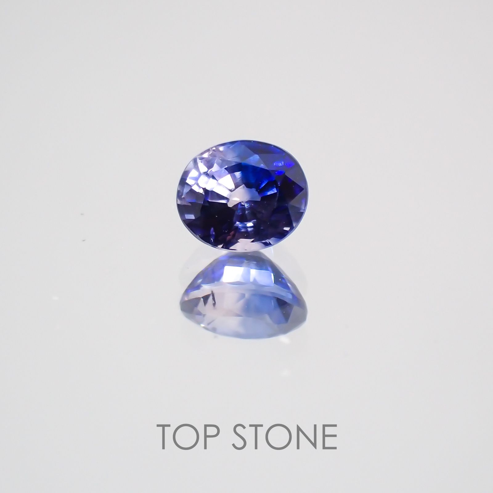 バイカラーサファイア(宝石名バイカラー・サファイア) タンザニア産 0.28ct 識別済[210410587]3.9×3.2mm前後