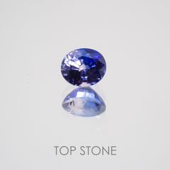 バイカラーサファイア(宝石名バイカラー・サファイア) タンザニア産 0.28ct 識別済[210410587]3.9×3.2mm前後