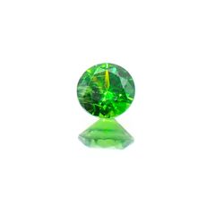 デマントイドガーネット(宝石名デマントイド・ガーネット)  ロシア産 0.137ct ソ付(彩珠)[210410508]3×3mm前後
