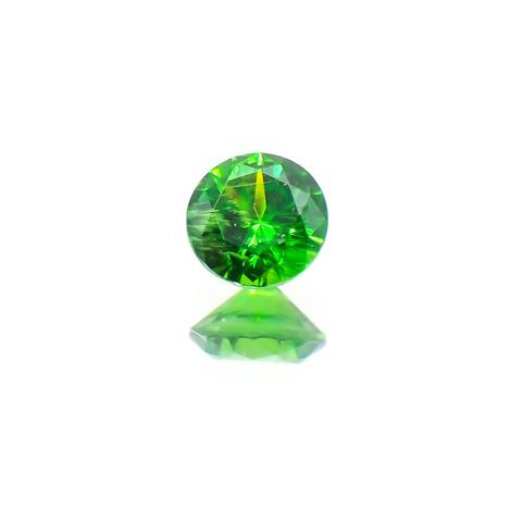 デマントイドガーネット(宝石名デマントイド・ガーネット)  ロシア産 0.137ct ソ付(彩珠)[210410508]3×3mm前後