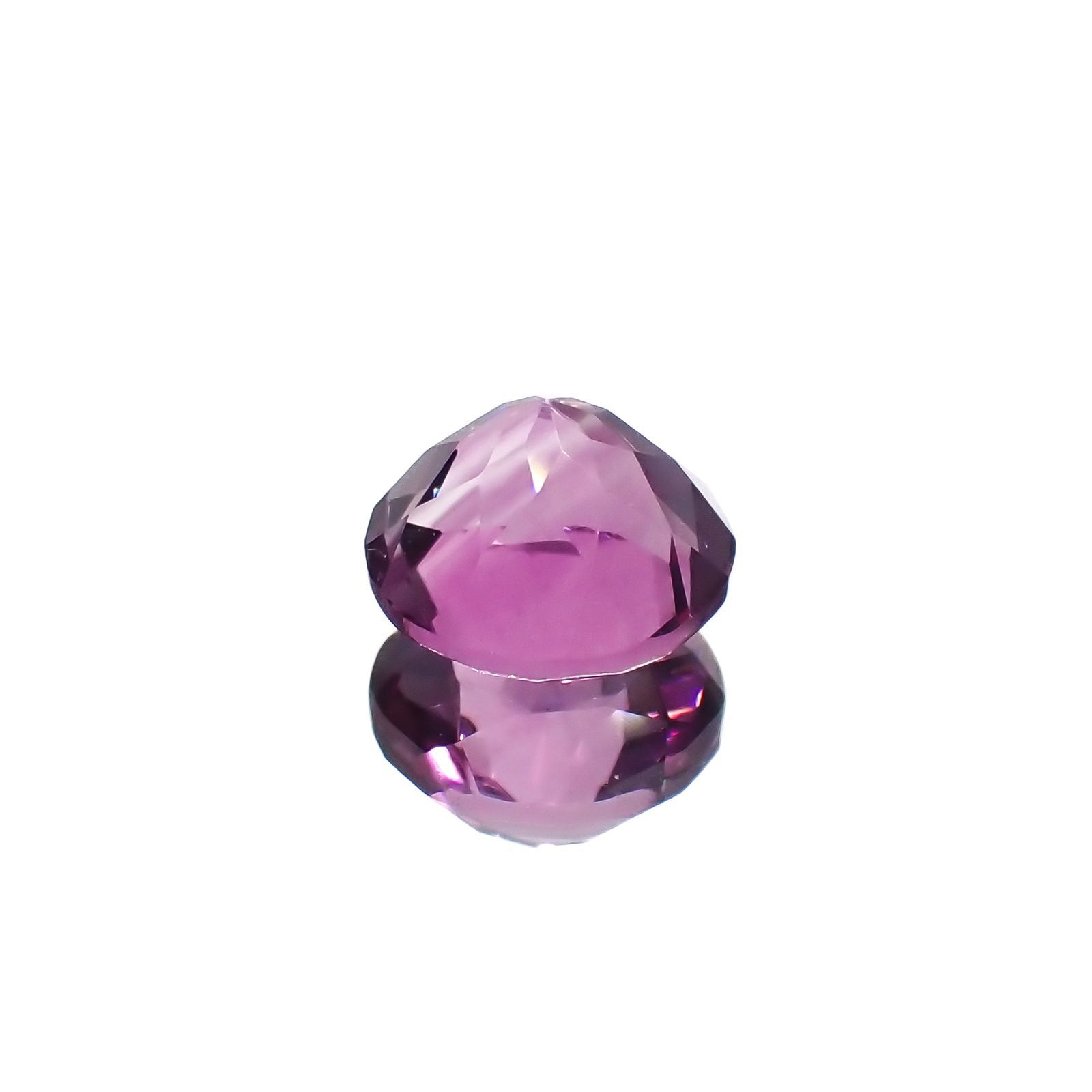 ピンクパープルフローライト 中国産 1.60ct[221018445]7.1x7.1mm前後