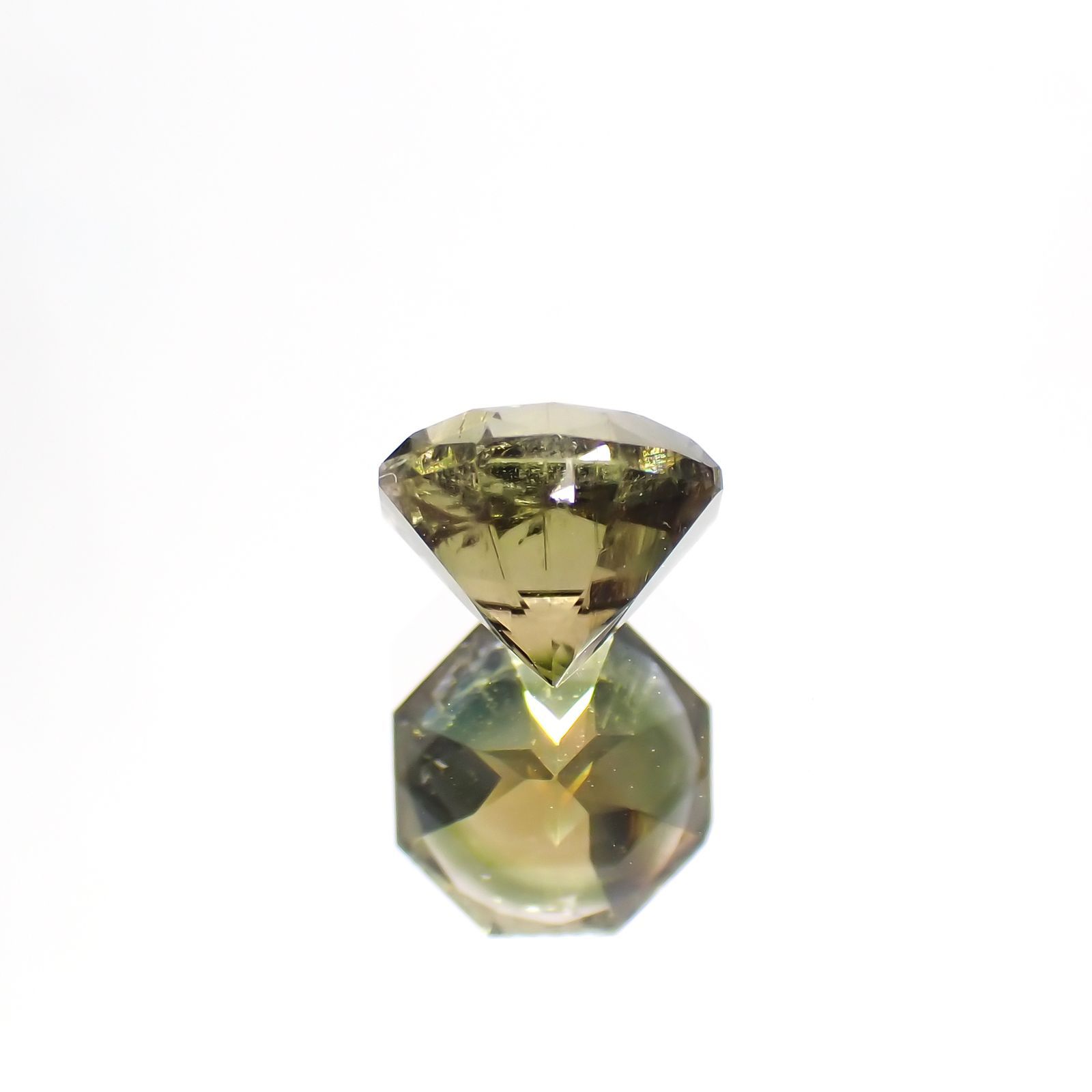 ◇オクタゴンカット◇ブラウントルマリン SA(宝石名トルマリン)ブラジル/アフリカ産 1.112ct ソ付(彩珠)[231124218]6.1x6.1mm前後