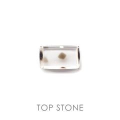 ダルメシアンクォーツ ブラジル産 ルース 12.63ct[20095869]19.4×11.3mm前後