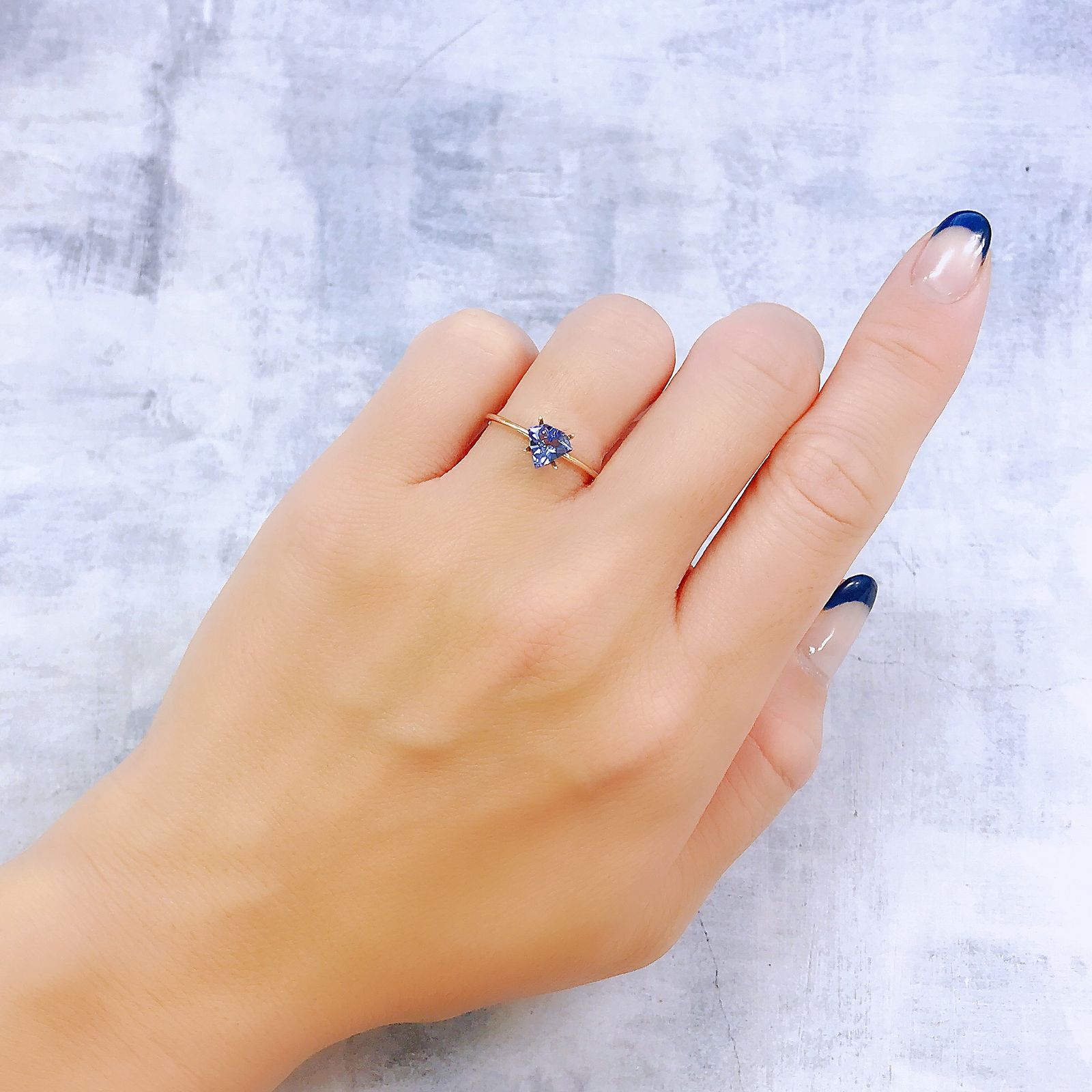 ◇カスタムカット◇タンザナイト(宝石名タンザナイト)タンザニア産 0.54ct 識別済[221118963]6.2x6.6mm前後