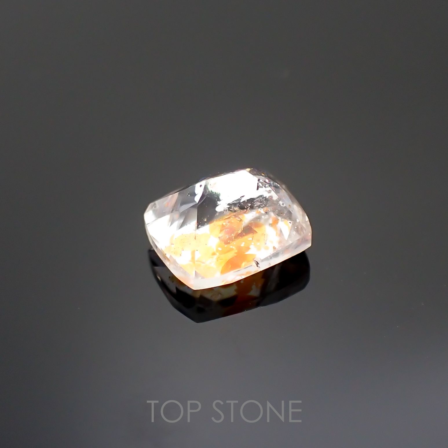 オーロラクォーツ ブラジル・ミナスジェライス産 1.28ct[220114386]7.1x6mm前後