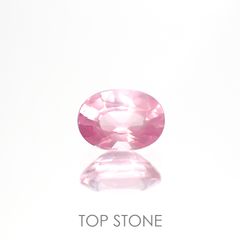 シルキーピンクスピネル(宝石名ピンク・スピネル) タンザニア産 0.87ct 識別済[210912898]6.7×4.7mm前後