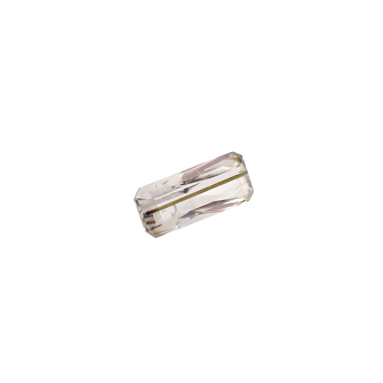 エピドートインクォーツ ブラジル産 4.82ct[240728461]16.6x7.1mm前後
