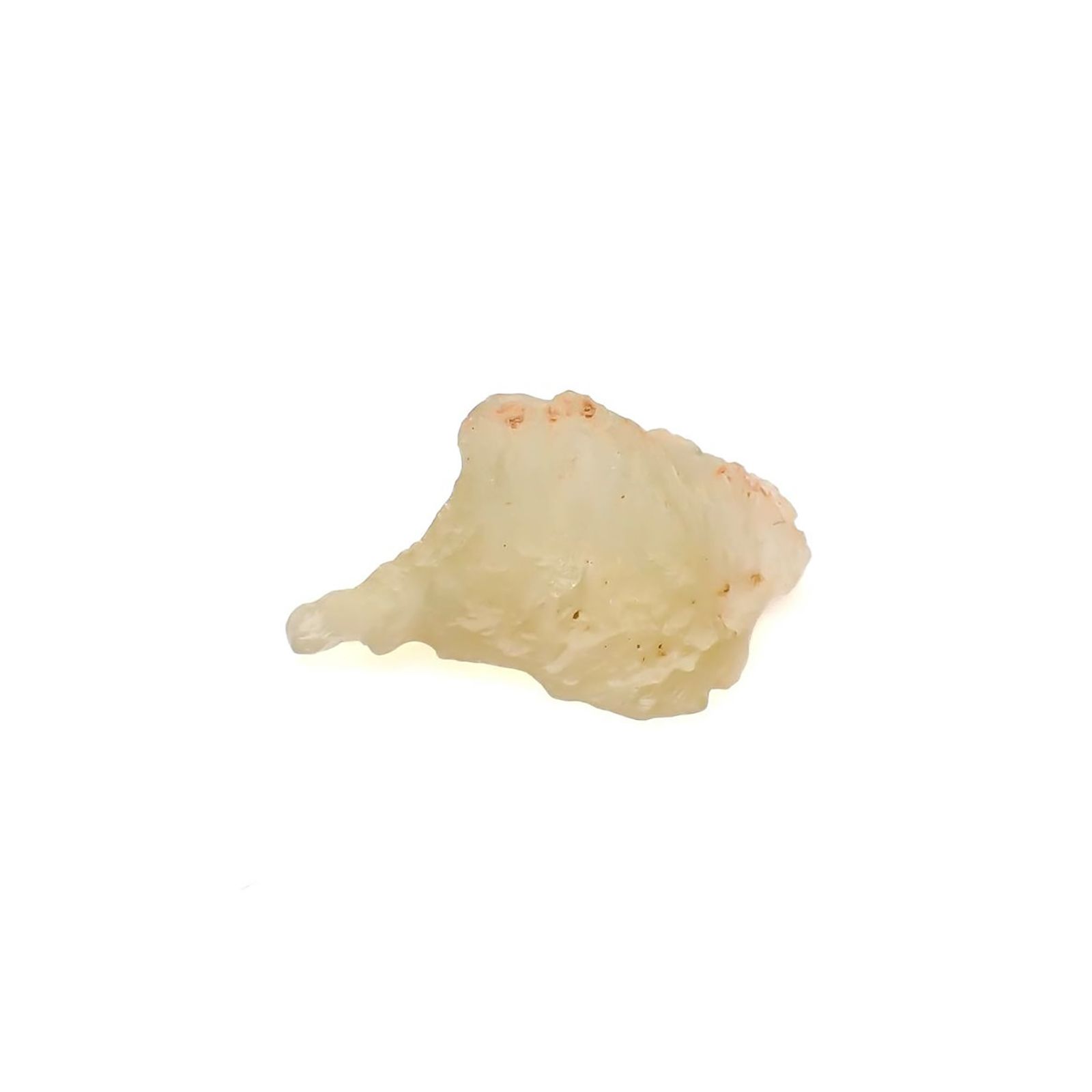 リビアングラス 原石 発見地：エジプト・リビア砂漠 16.85ct / 26.5x18.7mm前後 [260729282]