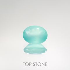 アクアプレーズ 南アフリカ産 ルース 1.3ct[210912345]8.2×6.1mm前後