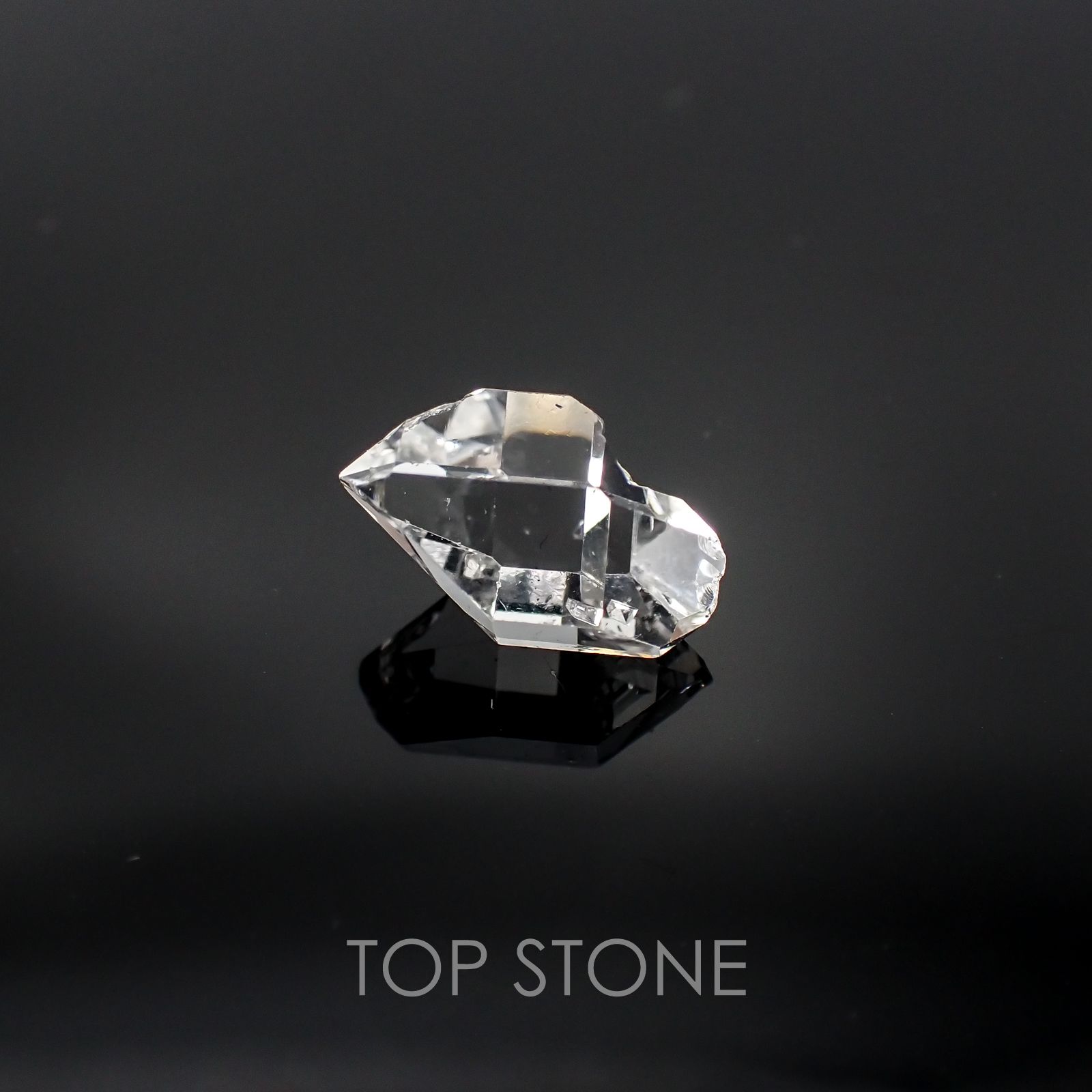 ハーキマーダイヤモンド アメリカ産 原石・結晶 3.51ct[20117550]12.4×8mm前後
