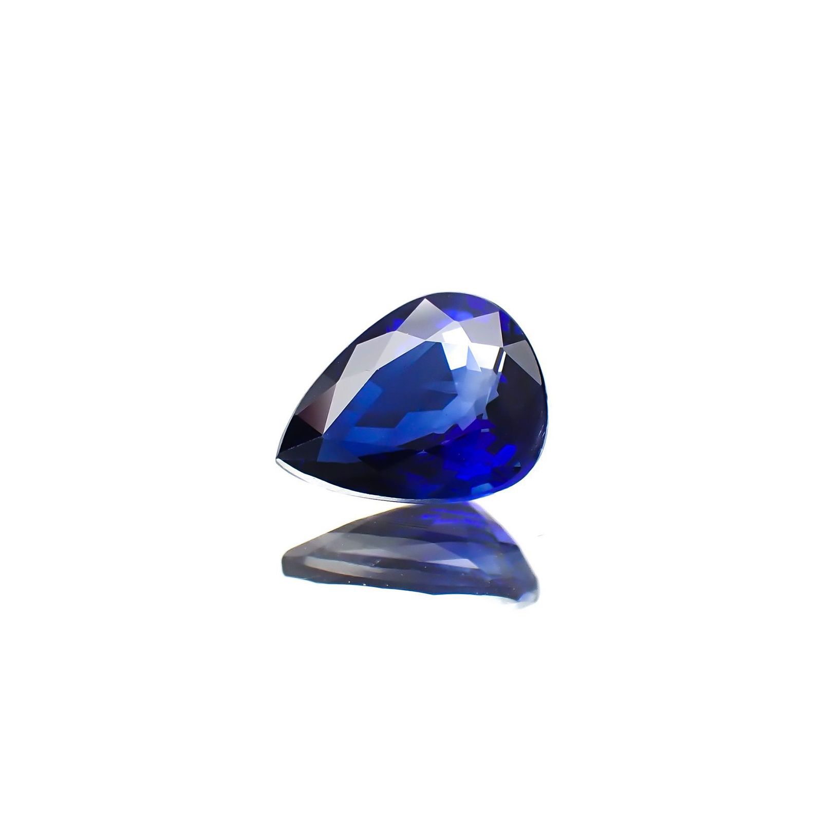 サファイア(宝石名サファイア)スリランカ/マダガスカル産 識別済 0.89ct / 7x5.4mm前後 [260817640]
