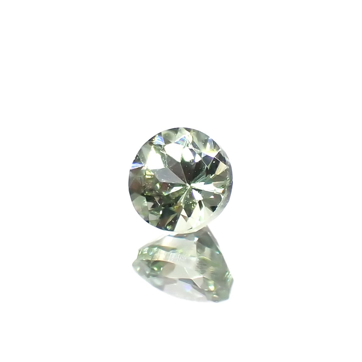 ミントガーネット タンザニア産 0.39ct[231023718]4.1x4.1mm前後