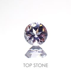マリアライト(宝石名パープル・スキャポライト) スリランカ産 0.31ct 識別済[21019560]4.7×4.7mm前後
