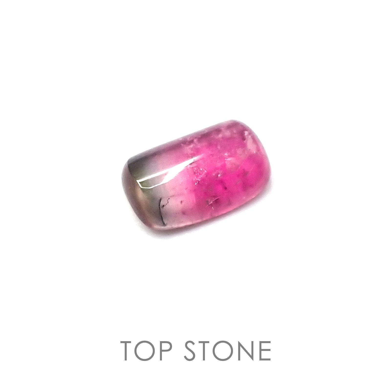 トリカラートルマリン(宝石名トリカラー・トルマリン) ブラジル産 1.89ct 識別済[20084835]9.4×6.4mm前後