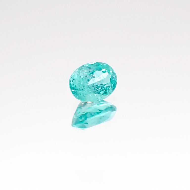 パライバトルマリン ブラジル産 ルース 0.19ct[20106438]4×3.1mm前後