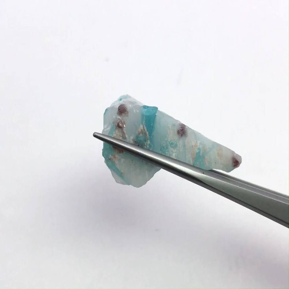 パライバトルマリン ブラジル産 原石・結晶 18.87ct[19111913]23.3