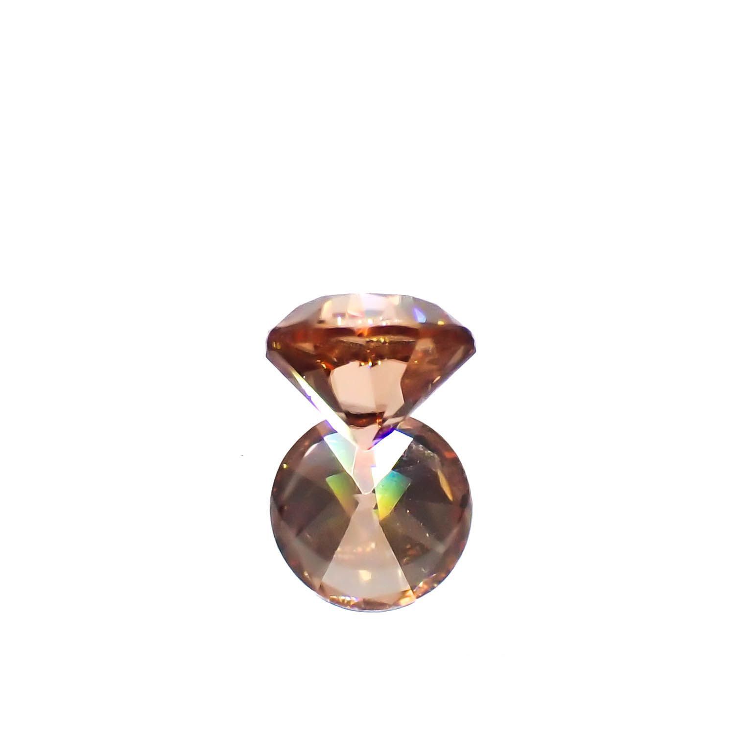 オレンジジルコン(宝石名ジルコン)スリランカ/カンボジア産 0.43ct 識別済[230321001]4x4mm前後