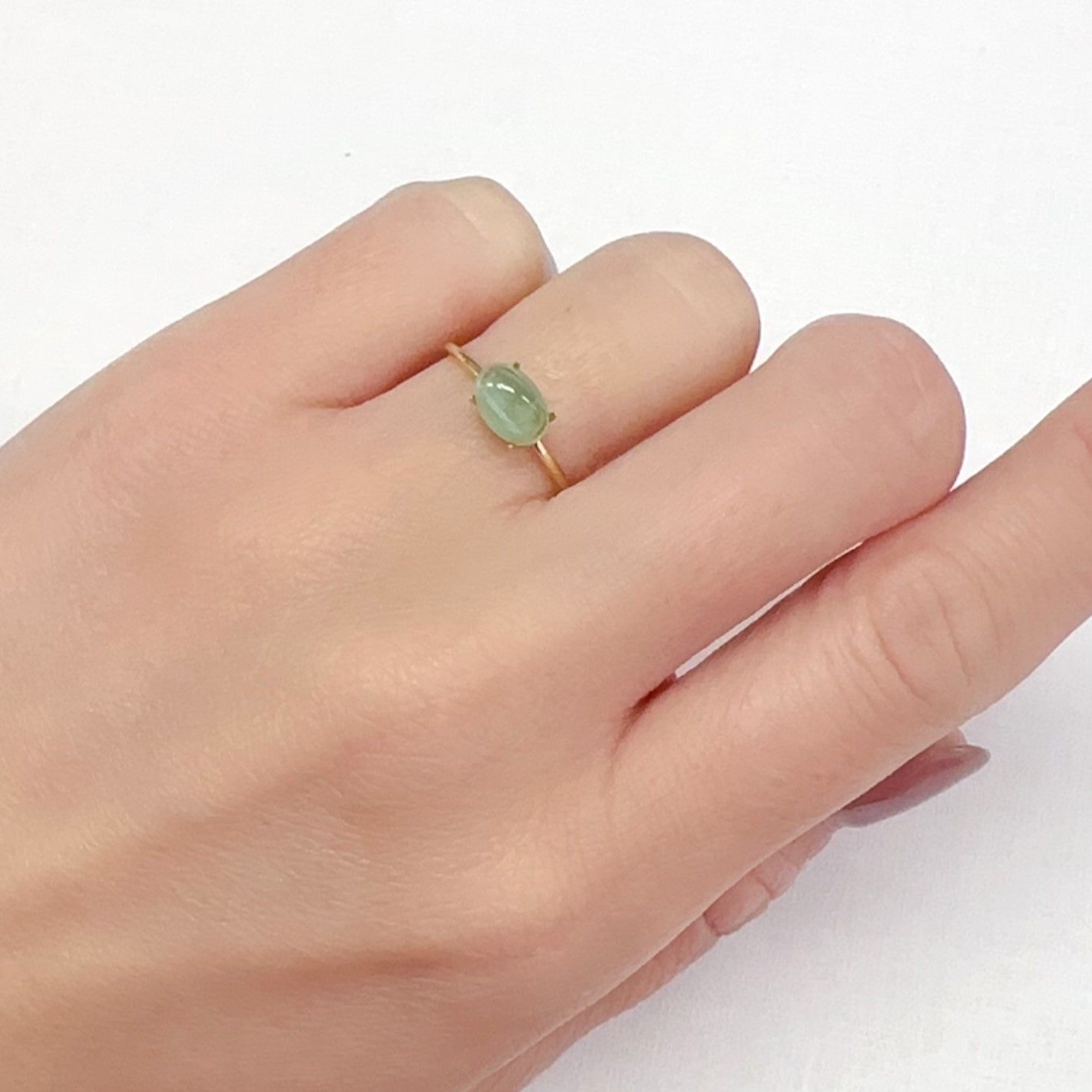 バナジウムコーネルピンキャッツアイ(宝石名コーネルピン)タンザニア産 1.13ct 識別済[240125872]7.3x5.1mm前後