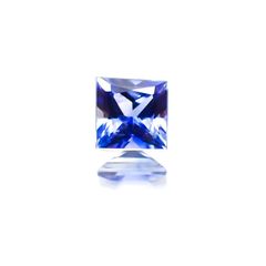 ◇プリンセスカット◇サファイア(宝石名サファイア)スリランカ産 0.18ct 識別済[230622457]3.1x3.1mm前後