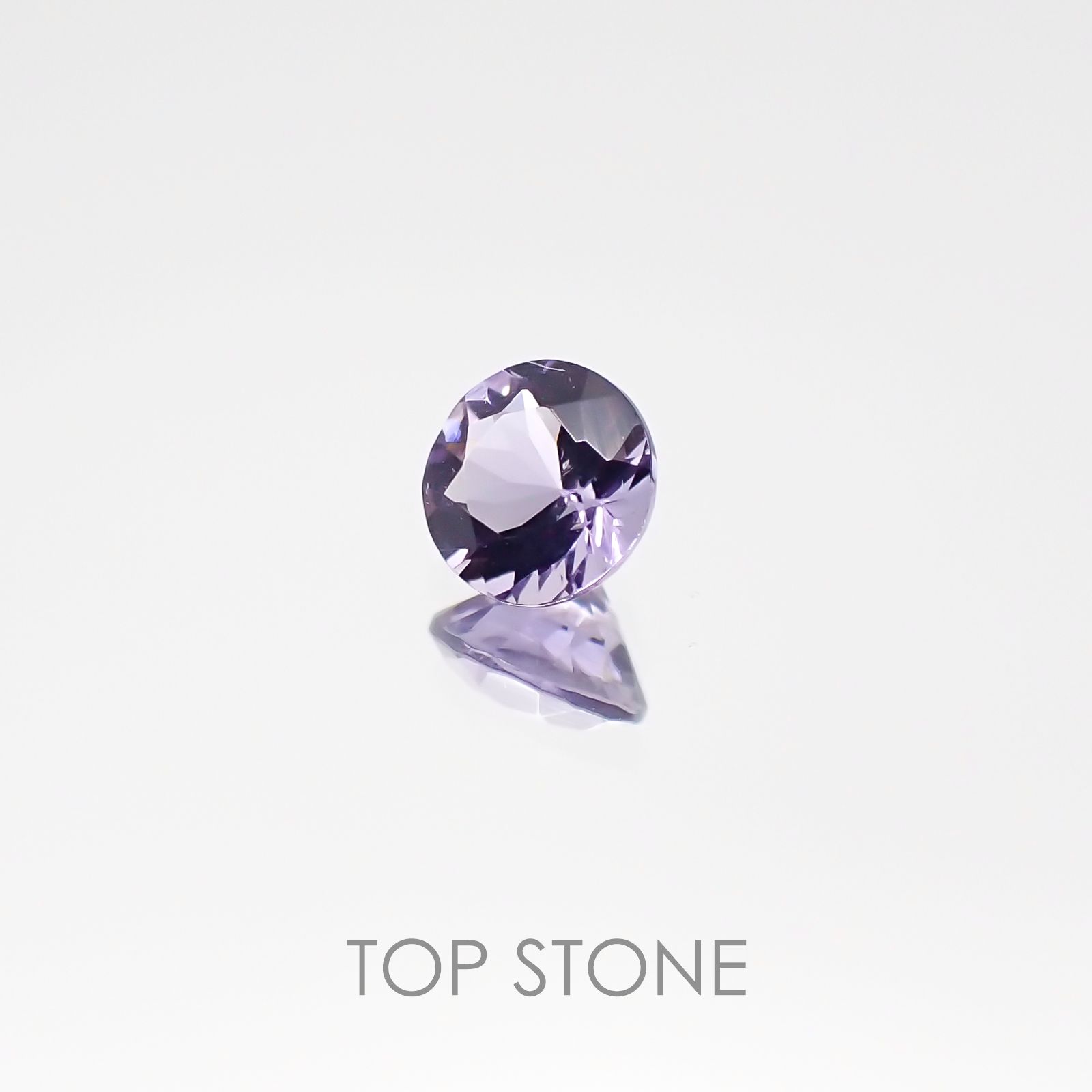 ラベンダースピネル スリランカ産 ルース 0.22ct[20106651]3.9×3.9mm前後