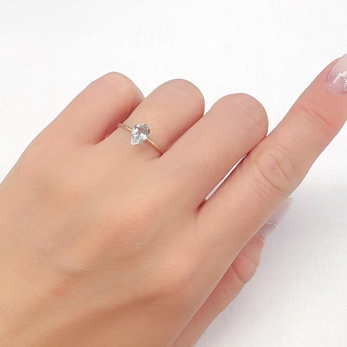 ゴッシェナイト パキスタン・ヒマラヤ産 0.58ct[240527453]7.1x5mm前後