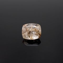 ヘデンベルジャイトインクォーツ インドネシア産 4.34ct [230120049]10.9x9.3mm前後