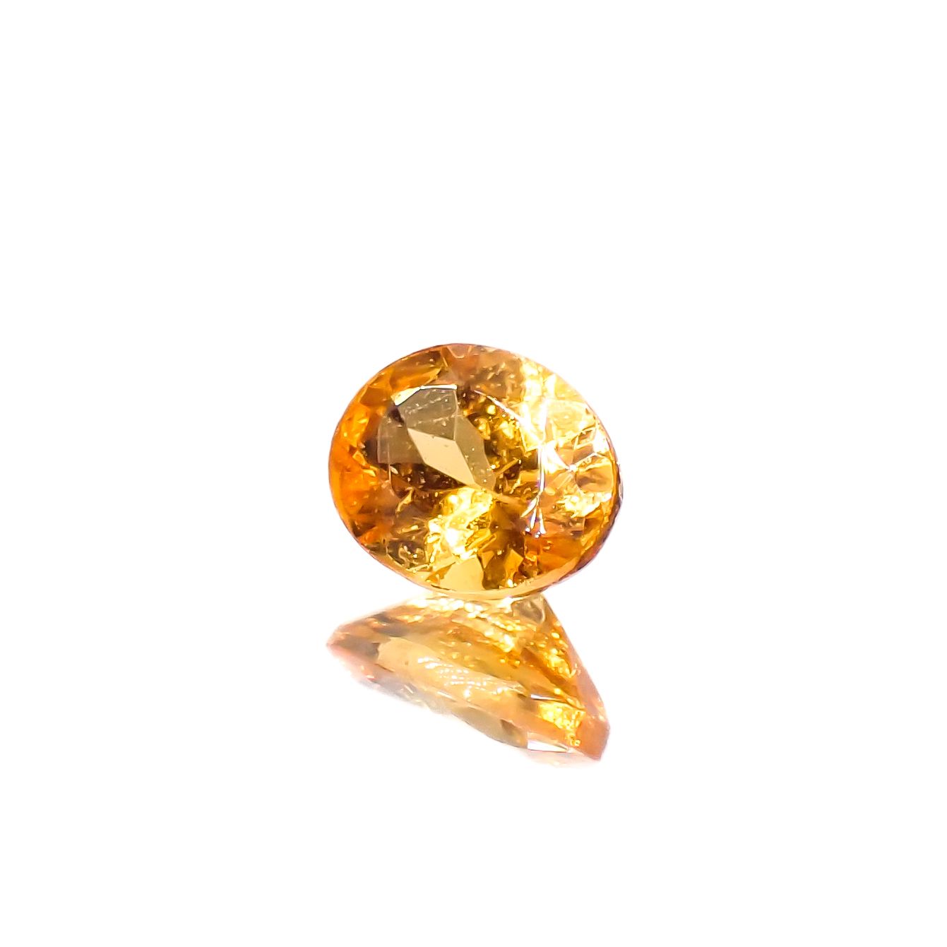 スペサルティンガーネット ナイジェリア産 0.43ct[230923381]5x3.9mm前後