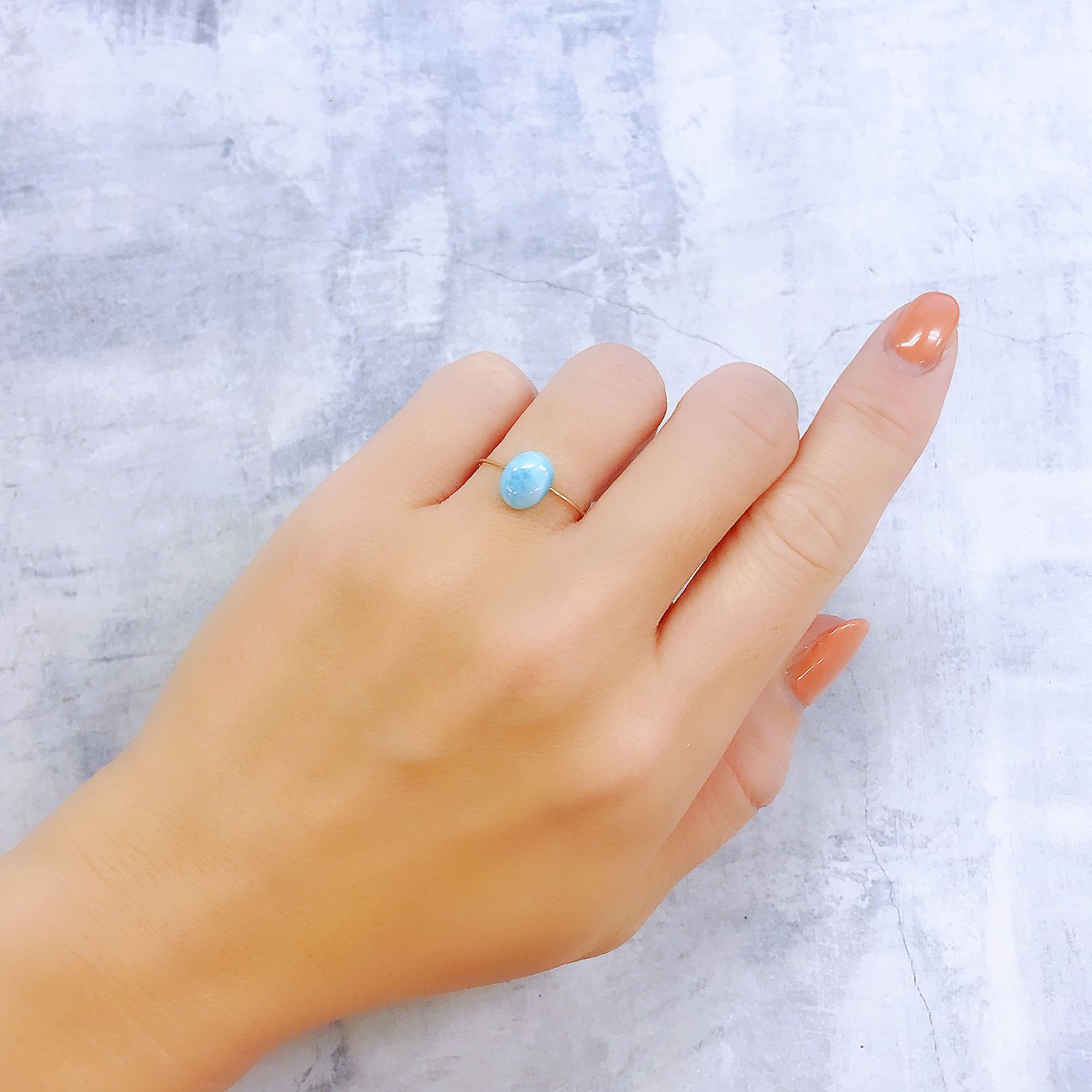 ラリマー ドミニカ共和国産 1.95ct[221018456]8.8x7mm前後