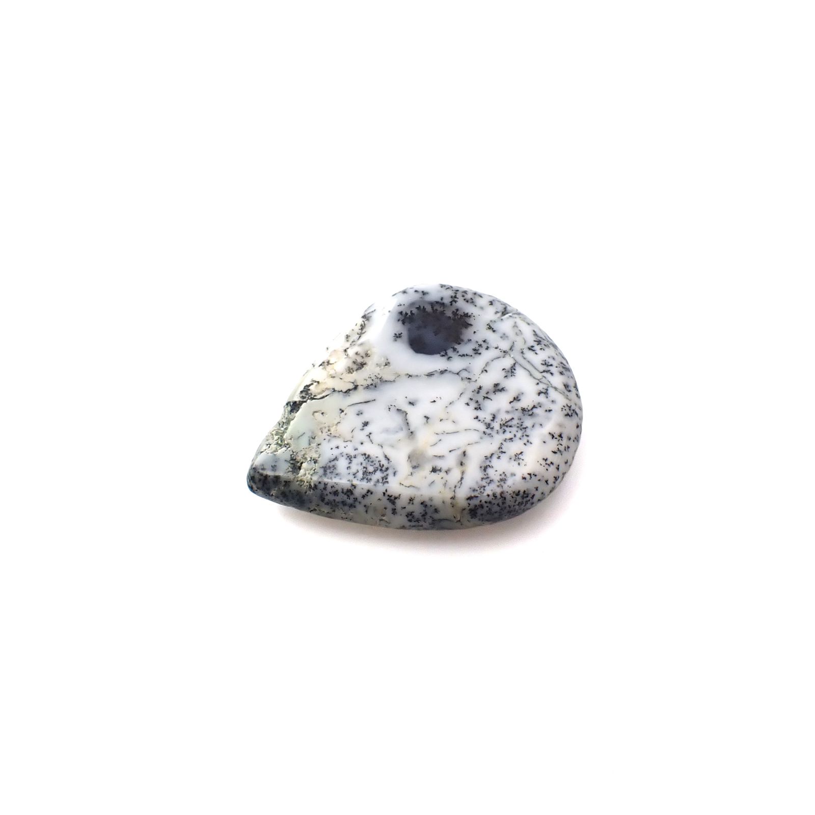 デンドリチックオパール ブラジル産 32.69ct [250931115]31.8x25.6mm前後