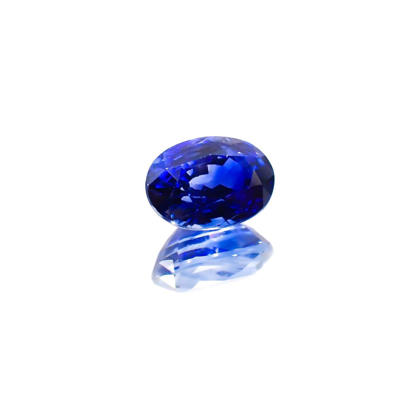 サファイア(宝石名サファイア)マダガスカル/スリランカ産 1.34ct 識別済[231124318]7.2x5.1mm前後