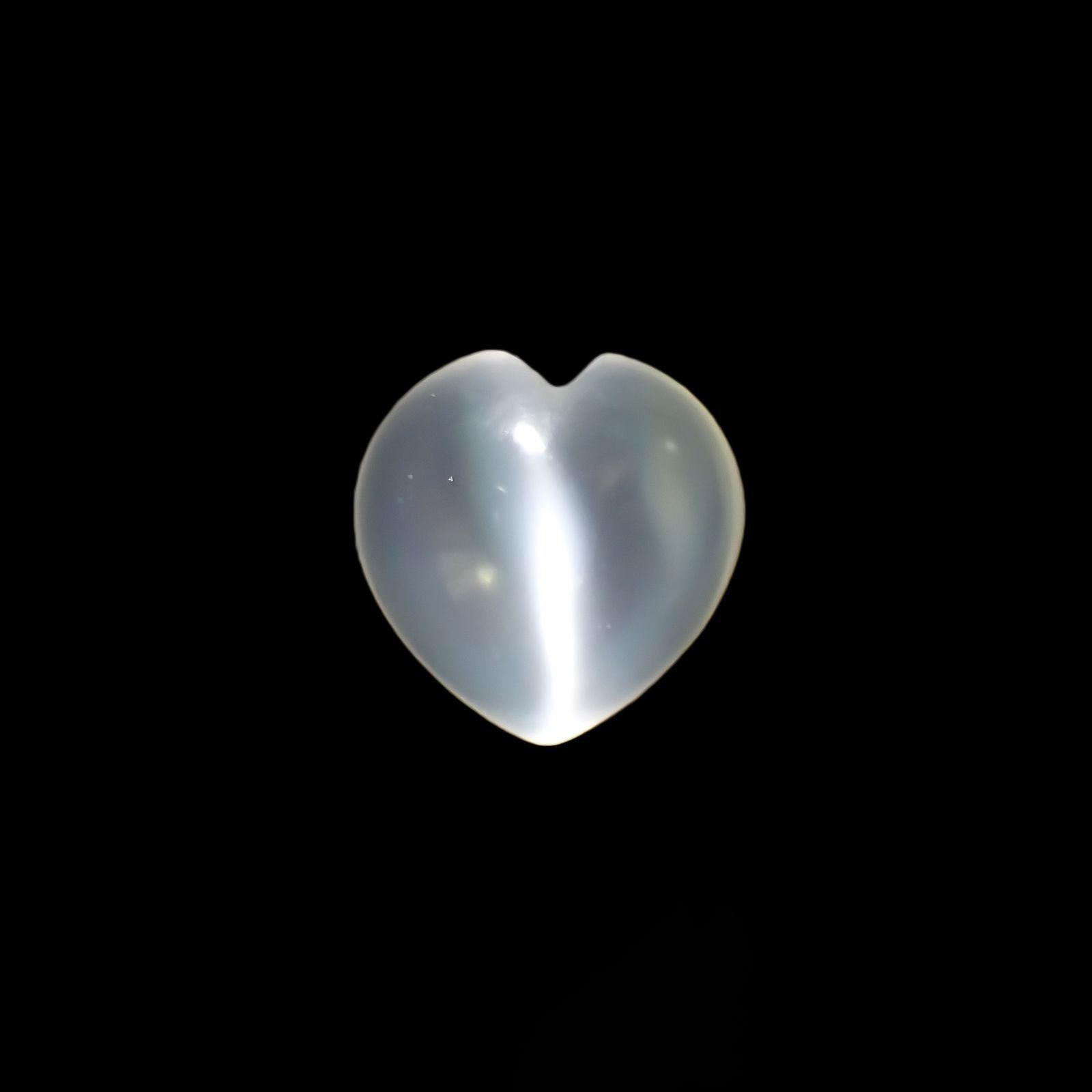 ムーンストーンキャッツアイ(宝石名ムーンストーン・キャッツアイ) インド産 識別済 1.46ct / 7.8x7.8mm前後 [260212730]