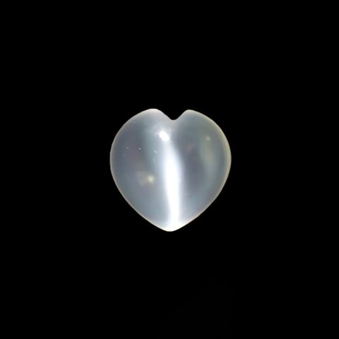 ムーンストーンキャッツアイ(宝石名ムーンストーン・キャッツアイ) インド産 識別済 1.46ct / 7.8x7.8mm前後 [260212730]