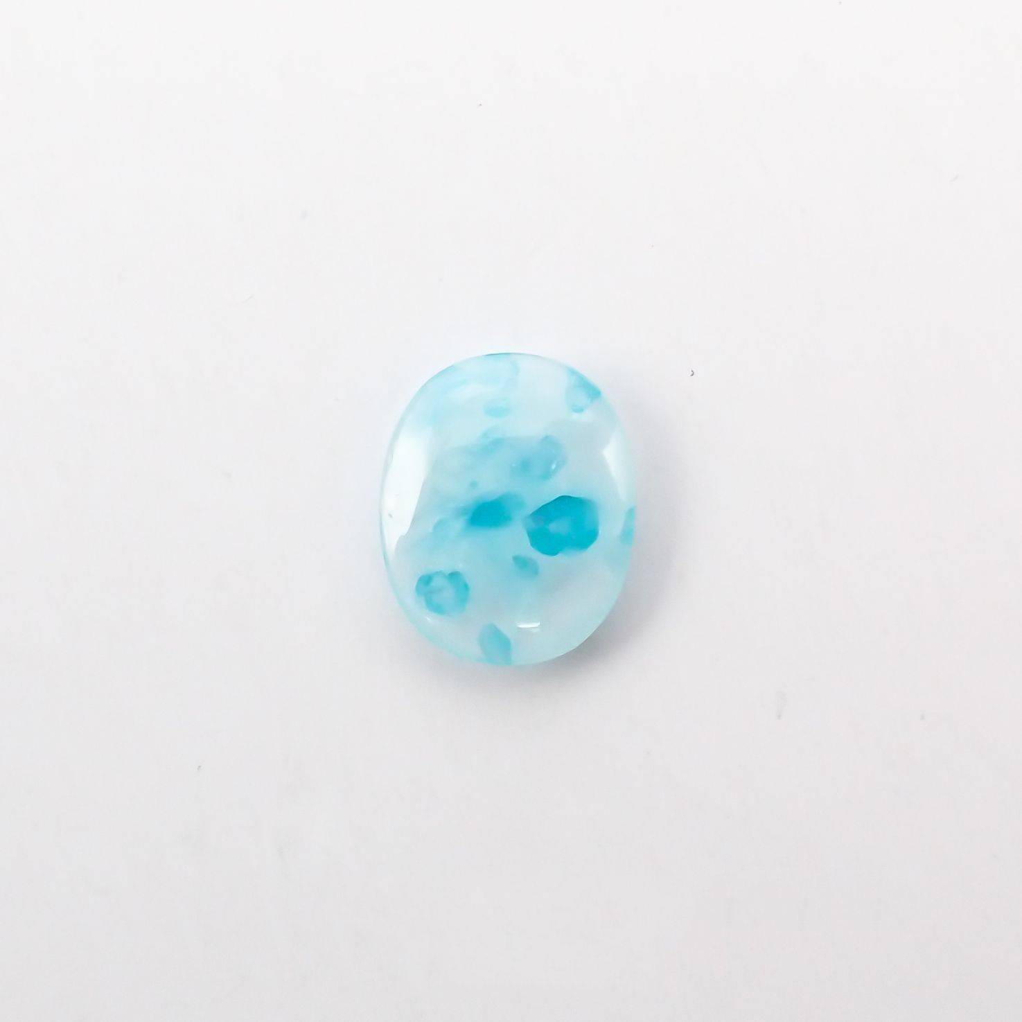 パライバトルマリンインクォーツ ブラジル産 ルース 2.27ct[210410803]11×8.9mm前後