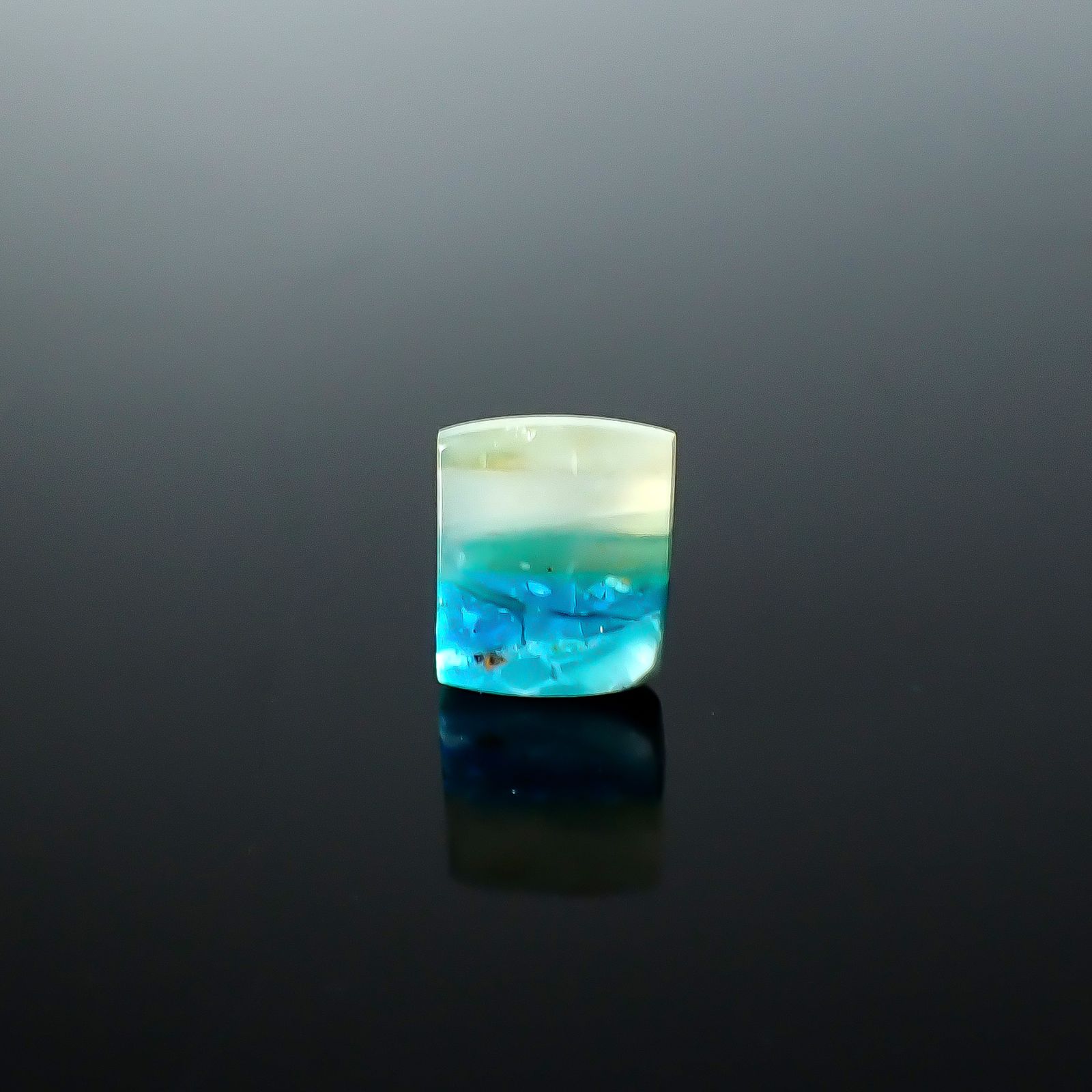 ブルーオパール ペルー産 3.18ct [250730732]9.2x7.7mm前後