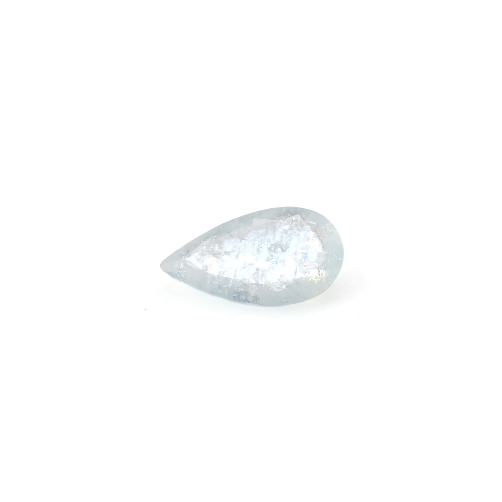 イリデッセンスアクアマリン ブラジル産 3.13ct [250730708]15.7x8.7mm前後