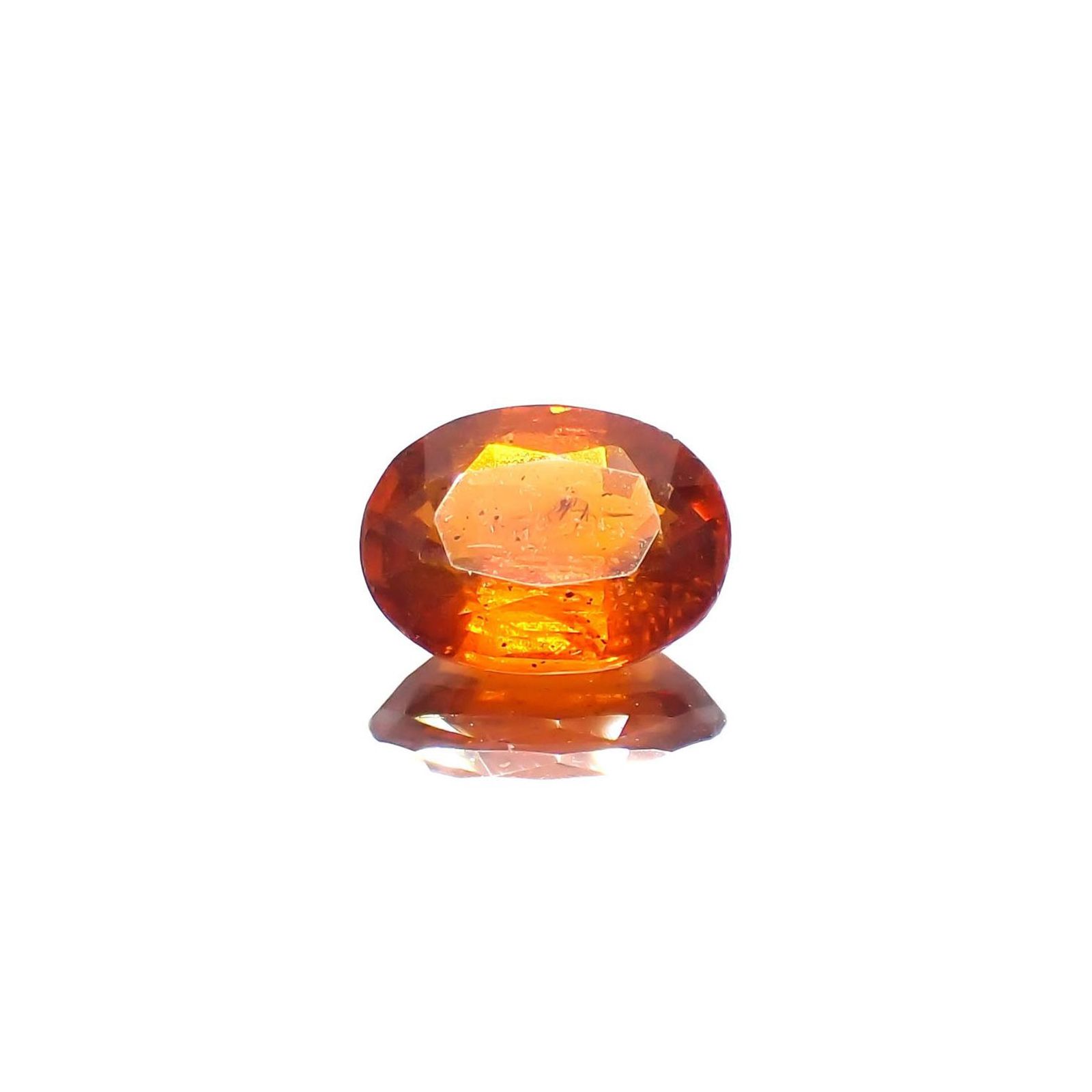 オレンジカイヤナイト ネパール産 1.87ct / 8.8x6.9mm前後 [251020598]