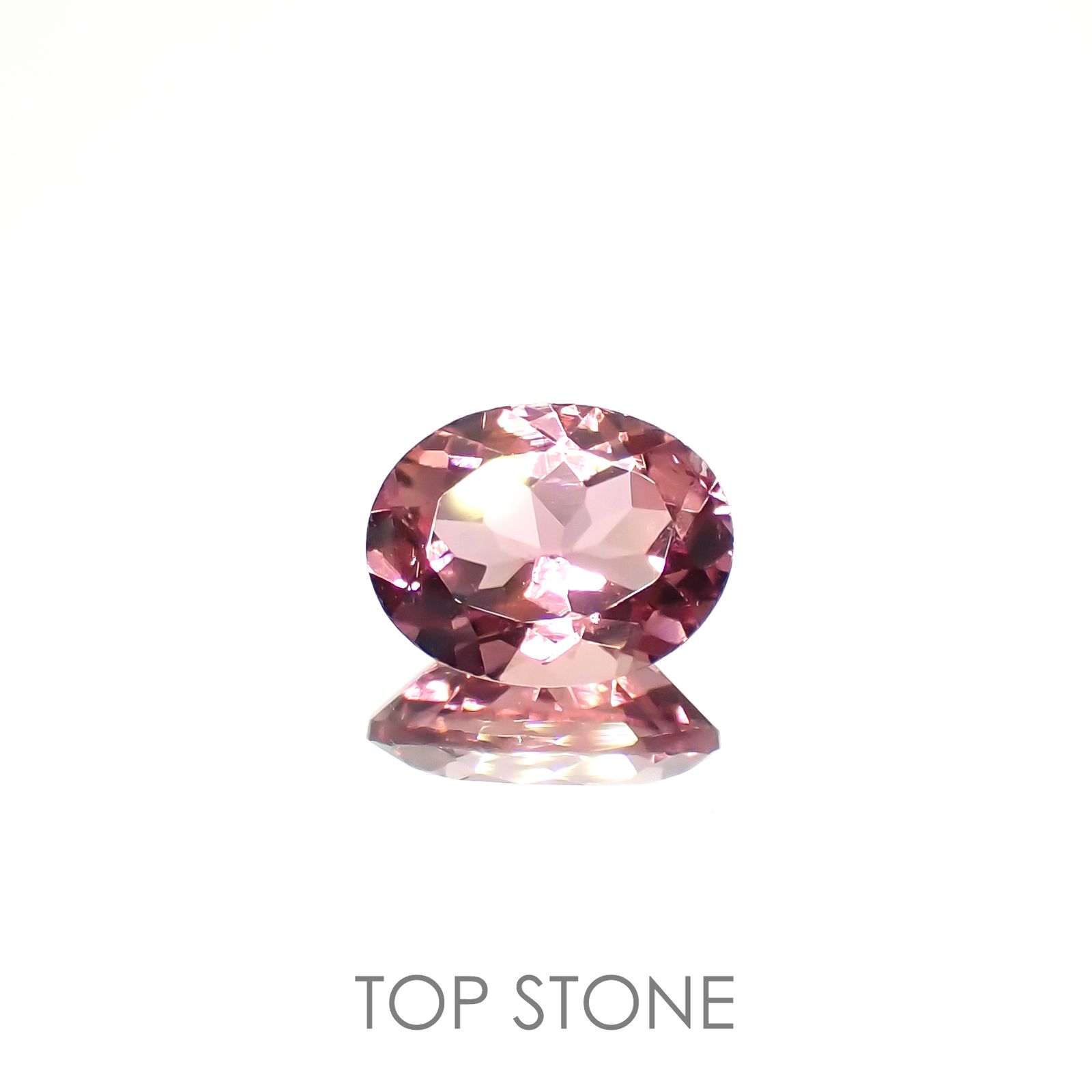 ピンクトルマリン(宝石名トルマリン)コンゴ民主共和国産 1.72ct 識別済[230320845]8.9x6.9mm前後