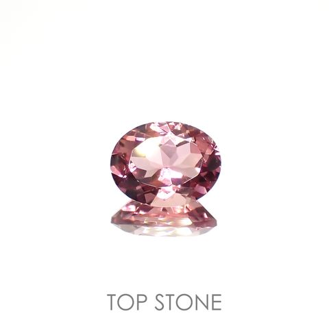 ピンクトルマリン(宝石名トルマリン)コンゴ民主共和国産 1.72ct 識別済[230320845]8.9x6.9mm前後