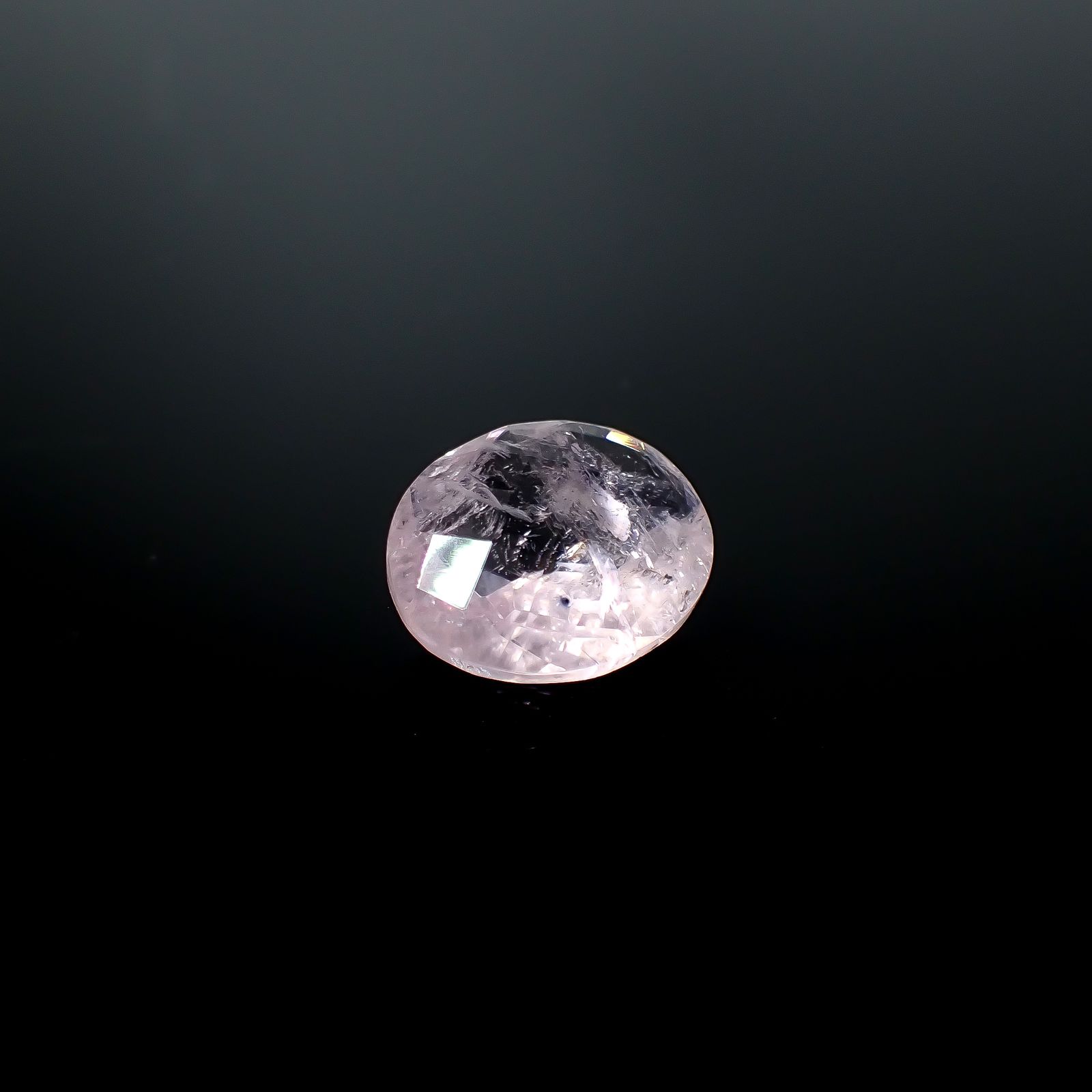 ◇チェッカーカット◇モルガナイト ブラジル産 5.26ct [250730871]13.3x11.3mm前後