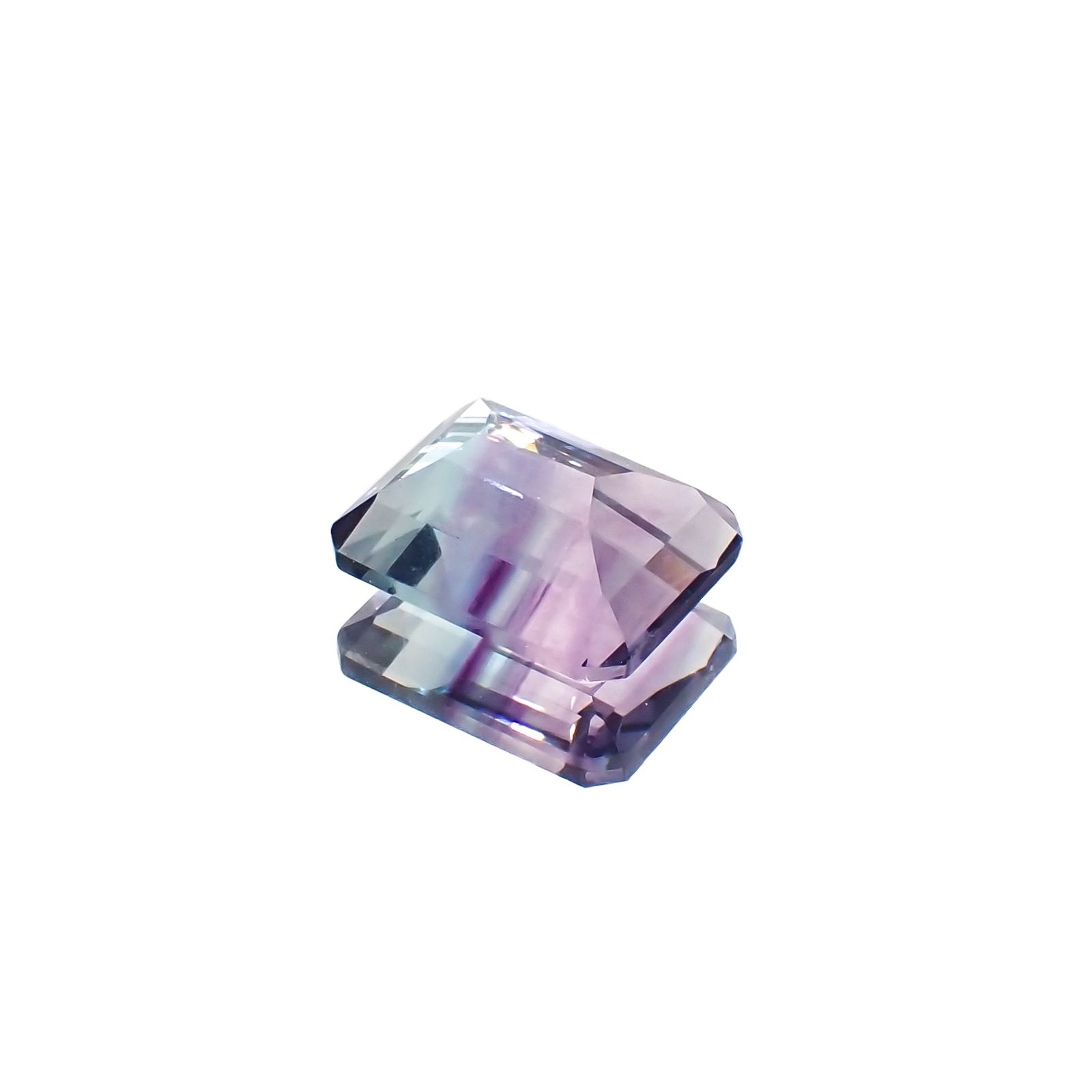 パーティカラーフローライト フルオレッセンス ブラジル産 3.44ct[230823269]10x7.9mm前後