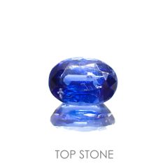 カイヤナイト(宝石名カイヤナイト) ネパール産 1.11ct 識別済[20095282]7.1×5.2mm前後