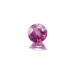 パープルサファイア(宝石名パープル・サファイア)パキスタン・カシミール地方産 1.166ct ソ付(彩珠)[231124085]6.3x6.3mm前後